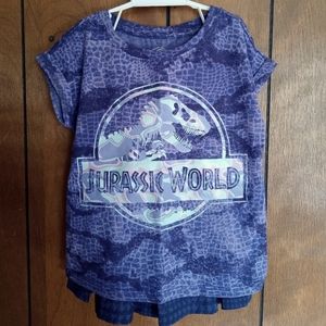 Purple Jurassic Park skort set